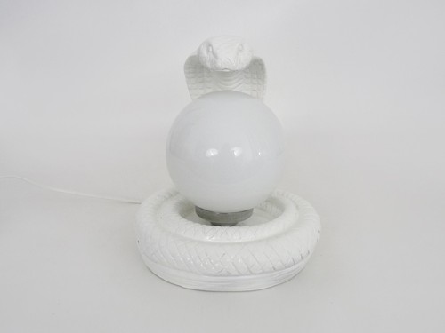 Lampe serpent cobra - serpent, blanche