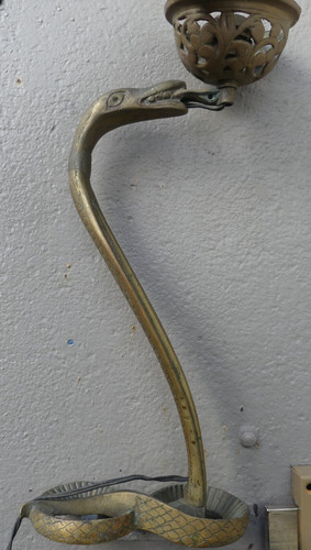 Lampe bureau cobra bronze - lampe,