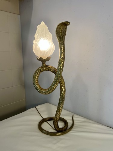 Lampe serpent cobra vintage - lampe,